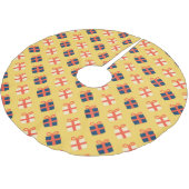 Helder feestelijk kerstcadeaupatroon kerstboom rok (Gekanteld)