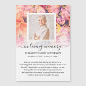 Helder Foto Condoleance Rouwgebed Kaart (Voorkant)