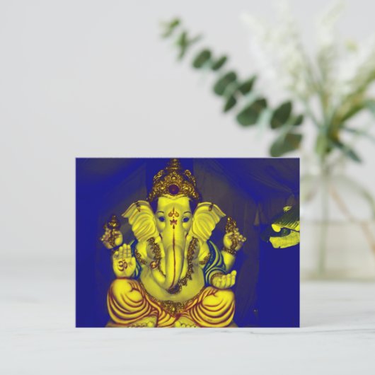 Helder Ganesh! Briefkaart (Staand voorkant)
