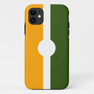 Helder geel bos groen bump out kamp strepen Case-Mate iPhone case