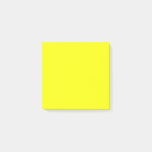 Helder Geel Effen Post-it® Notes (Voorkant)