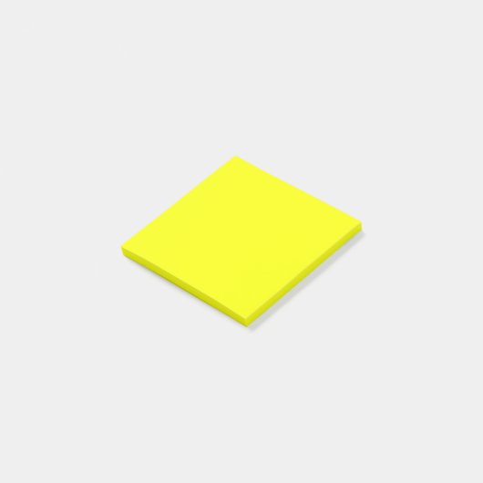 Helder Geel Effen Post-it® Notes (Schuin)