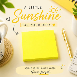 Helder Geel Effen Post-it® Notes