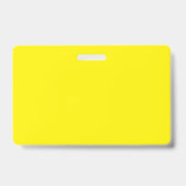 Helder Geel #FFF3000, Banaan Geel Badge (Achterkant)