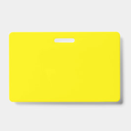 Helder Geel #FFF3000, Banaan Geel Badge