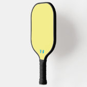Helder Geel Gepersonaliseerd Monogram Pickleball Paddle (Links)