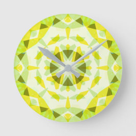 Helder Geel Groen Magische Star Zomer Baby Kwekeri Ronde Klok