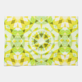 Helder Geel Groen Zomerster Dopamine Decor Art Theedoek