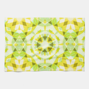 Helder Geel Groen Zomerster Dopamine Decor Art Theedoek