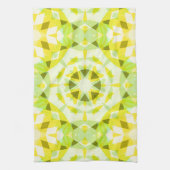 Helder Geel Groen Zomerster Dopamine Decor Art Theedoek (Verticaal)