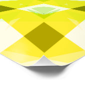 Helder Geel Groen Zomerster Dopamine Decor Perfect Poster (Hoek)