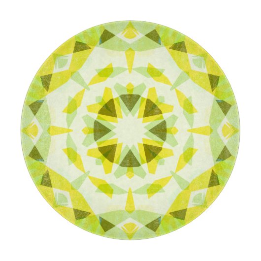 Helder Geel Groen Zomerster Dopamine Decor Snijplank (Voorkant)