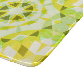 Helder Geel Groen Zomerster Dopamine Decor Snijplank (Hoek)