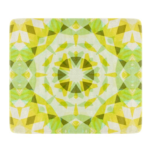 Helder Geel Groen Zomerster Dopamine Decor Snijplank (Voorkant)