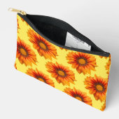Helder geel-oranje verloop bloem uitsnijding etui (Open)