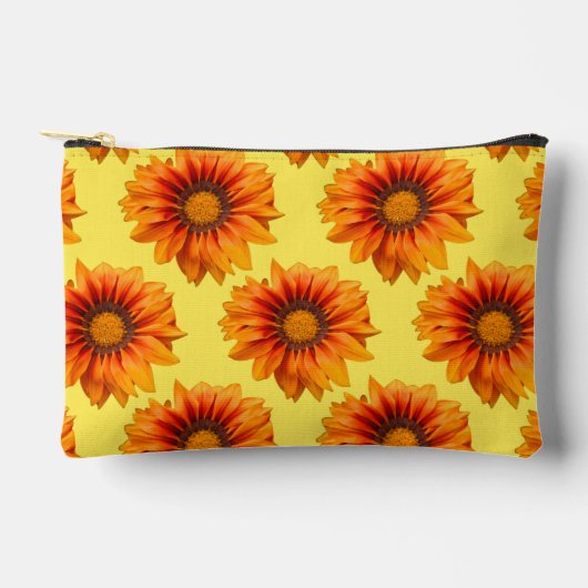 Helder geel-oranje verloop bloem uitsnijding etui (Voorkant)
