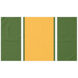 Helder Geel Wit Bos Groene Racing Stripes Tafelkleed