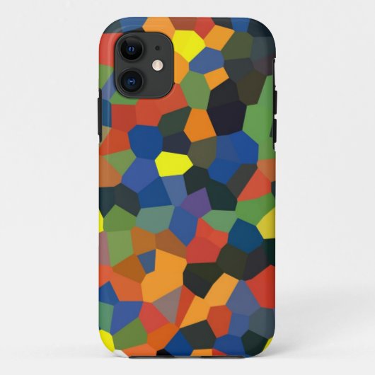 Helder gekleurd Abstract mozaïekpatroon Case-Mate iPhone Case (Achterkant)