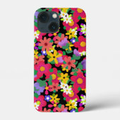 Helder gekleurd Floral Patroon dat u aanpast Case-Mate iPhone Case (Achterkant)