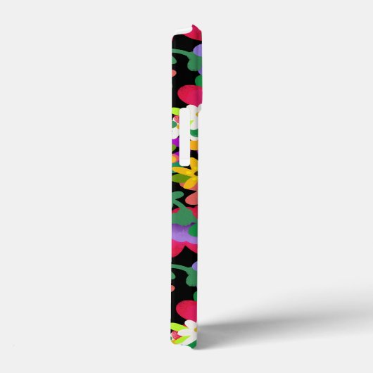 Helder gekleurd Floral Patroon dat u aanpast Case-Mate iPhone Case (Achterkant / Rechts)