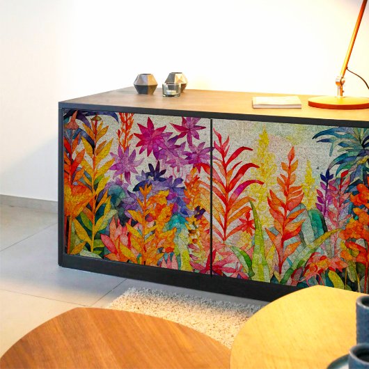 Helder gekleurd foliage decoupage weefsel papier