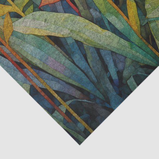 Helder gekleurd foliage decoupage weefsel papier