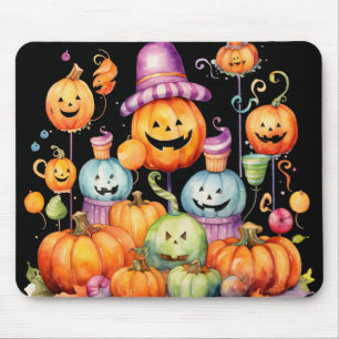 HELDER GEKLEURD HALLOWEEN SNOEP & POMPOENEN MUISMAT