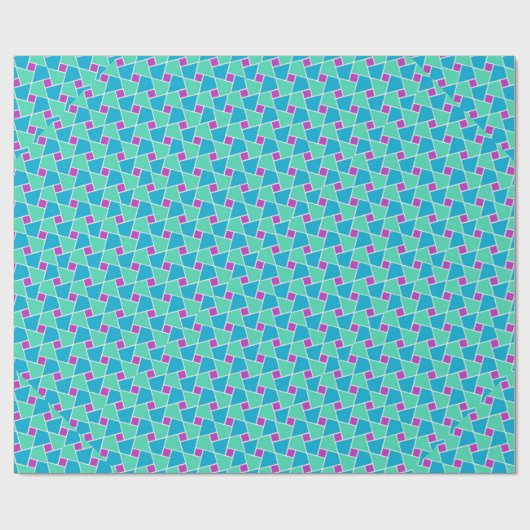 Helder Gekleurd Islamitisch Patroon Wrapping Papie Cadeaupapier (Vlak)