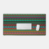 Helder gekleurd, kleurrijk Abstract patroon Bureaumat (Keyboard & Muis)