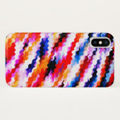 Helder gekleurd, kleurrijk Abstract patroon Case-Mate iPhone Case (Achterkant (horizontaal))