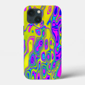 Helder gekleurd, kleurrijk Abstract patroon Case-Mate iPhone Case (Achterkant)
