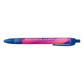 Helder gekleurd modern monogram zwarte inkt pen (Bodem)