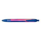 Helder gekleurd modern monogram zwarte inkt pen (Achterkant)
