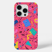 Helder gekleurd ontwerp van doodles en vormen Case-Mate iPhone case (Achterkant)