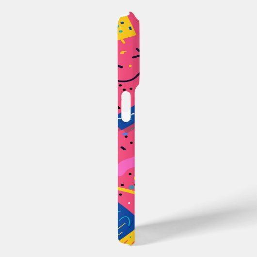 Helder gekleurd ontwerp van doodles en vormen Case-Mate iPhone case (Achterkant / Rechts)