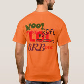 Helder gekleurd Shirt (Kledingschuur) - met zetmee (Achterkant)