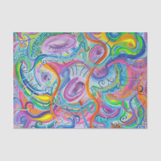 Helder gekleurd tissuepapier