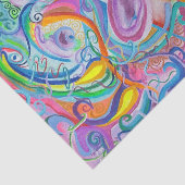 Helder gekleurd tissuepapier (Detail)