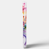 HELDER GEKLEURDE 3D LOOK BLOEMEN Case-Mate iPhone CASE (Achterkant / Links)