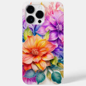 HELDER GEKLEURDE 3D LOOK BLOEMEN Case-Mate iPhone CASE (Achterkant)