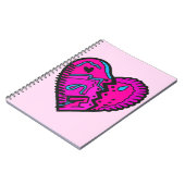 Helder gekleurde 80's thema notitieboek (Linkerzijde)