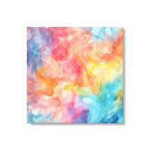 Helder gekleurde allover Waterverf textuur