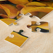 Helder gekleurde calla's bij de legpuzzel (Zijkant)