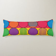 Helder Gekleurde Cirkels en Strepen