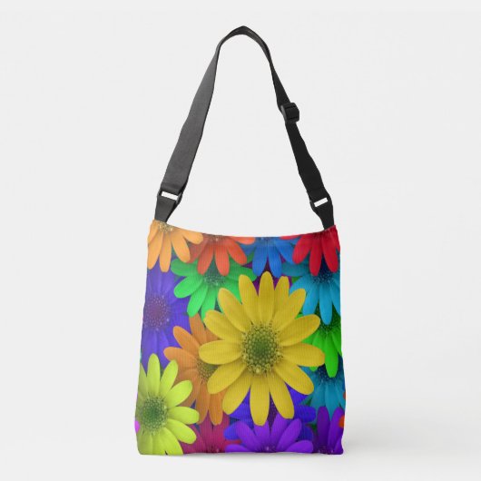 Helder gekleurde dagen crossbody tas (Voorkant)