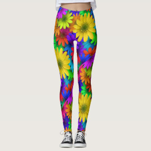 Helder gekleurde dagen leggings