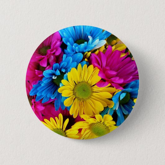 Helder gekleurde dagen ronde button 5,7 cm (Voorkant)