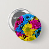 Helder gekleurde dagen ronde button 5,7 cm (Voorkant /achterkant)