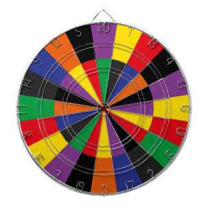 Helder gekleurde dartboard game Room Colors Dartbord