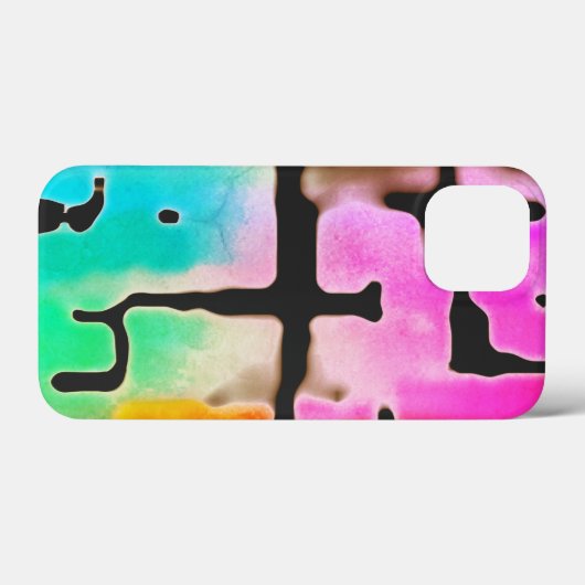 Helder gekleurde Funky Cool Abstract Case-Mate iPhone Case (Achterkant (horizontaal))